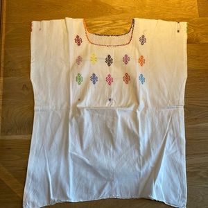Embroidered cotton shirts - Mexican style women blouses
